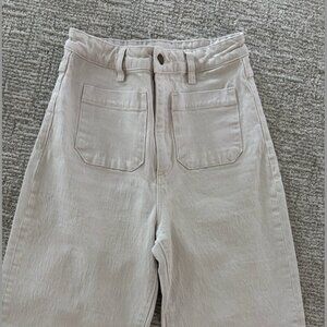 ROLLA'S Sailor Jean in Neutral- High-Waisted & Wide Leg